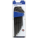 Kit Juego de 8 llaves Allen L Larga Gedore 2 a 10 mm con hexágono interior