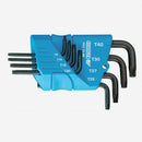 Kit Juego de 8 llaves Torx Gedore T9 a T40 Acabado oscurecido