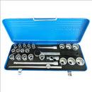 Kit Juego de 20 llaves Tubos Estriados 1/2" con 5 accesorios Gedore 10 a 32 mm