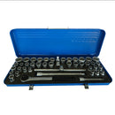 Juego de 38 llaves Tubos Estriados 1/2" con 5 accesorios Gedore 10 a 32 mm - 3/8" a 1.1/4"