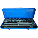 Kit Juego de 10 llaves Tubos Estriados 3/4" con 4 accesorios Gedore 7/8" a 2"