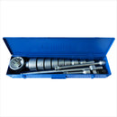 Juego de 10 llaves tubos 1" con 4 accesorios Gedore 36 a 80 mm Acabado niquelado y cromado