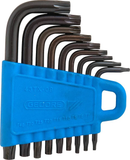 Kit Juego de 9 llaves Torx Gedore T7 a T40 Acabado oscurecido