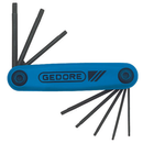 Kit Juego de 8 llaves Torx Gedore T9 a T40