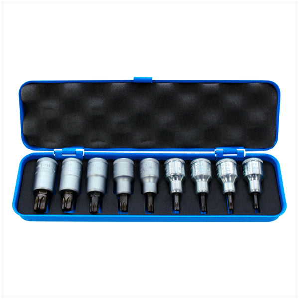 Kit Juego de 17 llaves Torx 1/2" Macho y Hembra Gedore