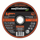 Disco de corte para acero y acero inoxidable Gladiator 115 x 1.6 x 22.2mm