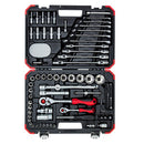 JGO LL.TUBO 1/4'' + 1/2'' HEXAG 92PZAS