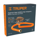 Aspersor base metálica Truper, tipo manguera
