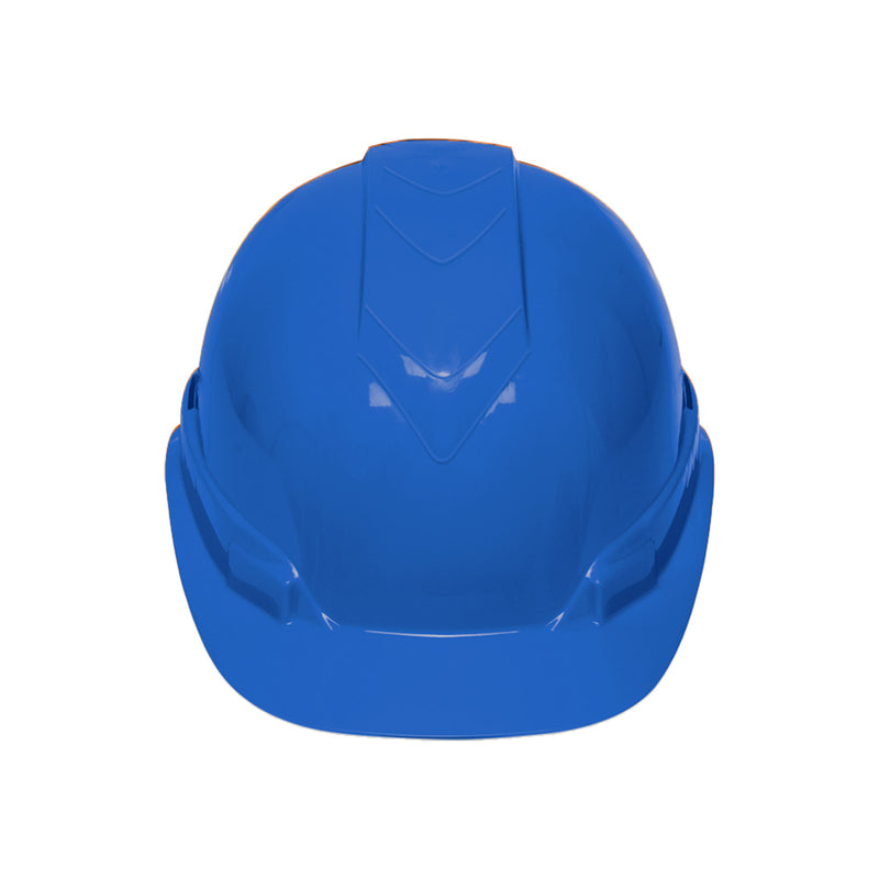 Casco de seguridad Truper con ajuste de matraca, azul