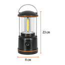 Linterna LED para campamento Truper, tipo farol de Pilas 3 D Luz atenuable