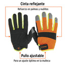 Guantes para mecánico Truper alta visibilidad Unitalla