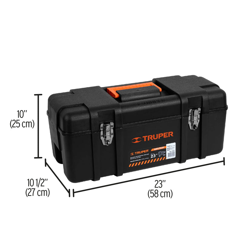 Caja para Herramienta plástica industrial Truper de 23" (58 cm)