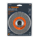 Carda de alambre ondulado Truper Para usarse con esmeriles de banco