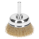 Carda de copa Truper 1-3/4" alambre fino