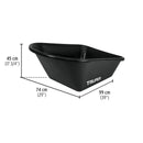 Carretilla neumática Truper de 120 Litros