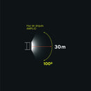 Linterna de minero 1 LED Truper 400 lm 3 pilas AAA