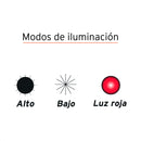 Linterna de minero 1 LED Truper 400 lm 3 pilas AAA