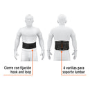 Faja lumbar Truper tipo cinturón de malla transpirable, talla Mediana