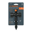 Aspersor mini de plástico Truper,  irrigación 360°