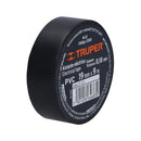 Cinta de aislar Truper 9 m x 19 mm, negra