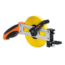 Cinta métrica metálica Truper de 50M tipo cruceta con cubierta de TPR anti-impacto