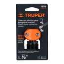 Conector 1/2" macho de ABS para manguera, Truper