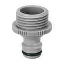 Conector Truper 3/4" rápido macho de ABS, sistema click