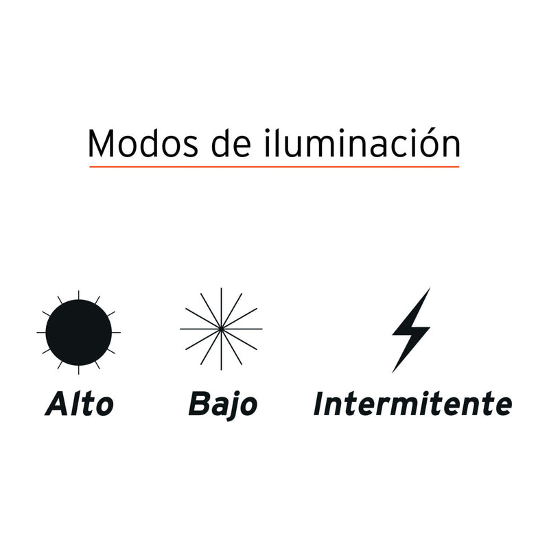 Linterna de minero 1 LED Truper 300 lm recargable