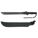 Machete doble filo Truper de 18" (46 cm), cacha bimaterial con funda