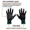 Guantes textiles Truper con recubrimiento de nitrilo alta sensibilidad