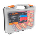 Juego de 6 desarmadores dieléctricos Truper con 1 probador