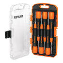 Juego de 6 piezas con desarmadores de precisición Truper para trabajos de precisión