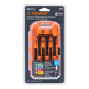 Juego de 6 piezas con desarmadores de precisición Truper para trabajos de precisión