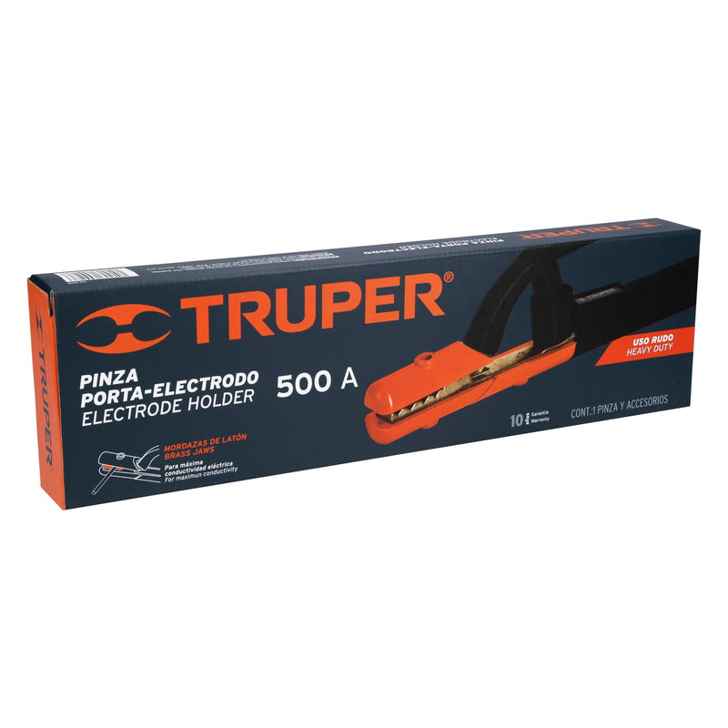 Pinza porta electrodo de 500 A Truper