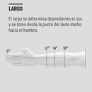 Guante de carnaza largo Truper unitalla