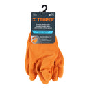 Guante de algodón con recubrimiento total de látex Truper, unitalla