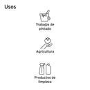 Guantes de látex para pintor Truper, talla Mediana