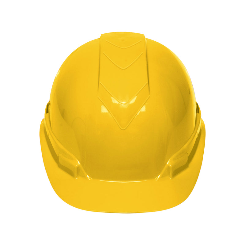 Casco de seguridad Truper con ajuste de matraca, amarillo