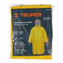 Gabardina impermeable doble capa Truper, talla Extra Grande