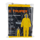 Conjunto impermeable doble capa Truper talla Grande Tirantes ajustables