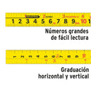 Flexómetro contra impactos Truper 8 metros Carcasa de ABS