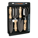 Juego de 4 herramientas de 6" para jardín, Truper