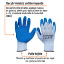 Guantes de poliéster Truper recubiertos de latex, talla Chica