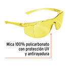 Lente de seguridad Truper, ámbar