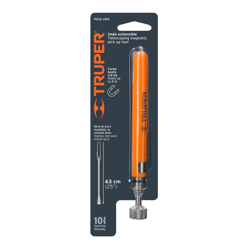 Imán extensible Truper de acero inoxidable, 3.6 kg