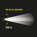 Linterna de minero 1 LED Truper 340 lm recargable LED de alta intensidad