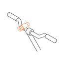 Linterna delantera para bicicleta Truper 100 lm 3 pilas AAA