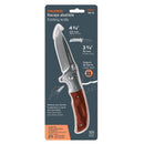 Navaja abatible 4-3/4" mango de madera, Truper