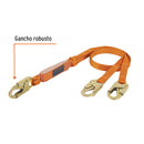 Línea de vida con absorbedor de impacto Truper, doble brazo