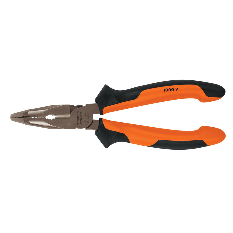 Pinza punta curva 6" (15 cm) mango Comfort Grip, Truper